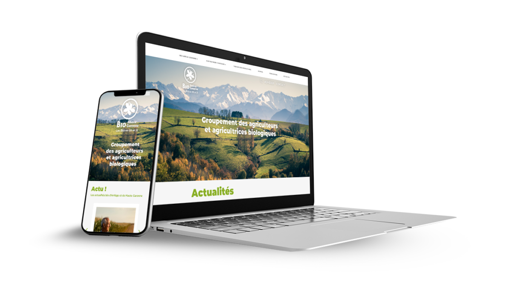 Aperçu du site Bio Ariège-Garonne